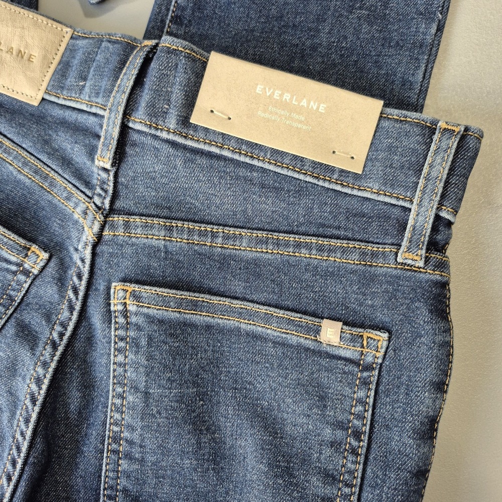 Everlane Jeans Womens 25 Way High Rise Skinny Organic Cotton Stretch Sustainable - Picture 4 of 10